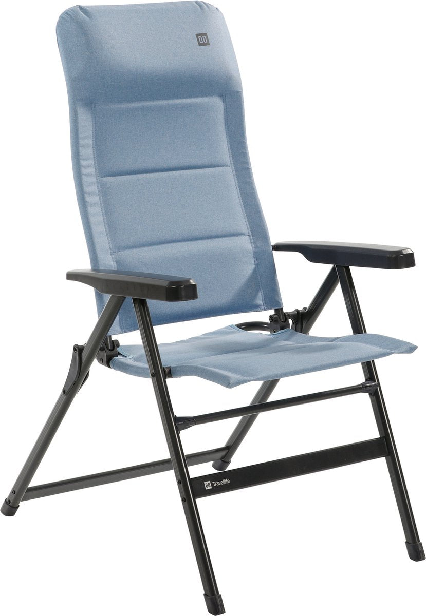 Travellife campingstoel lago comfort ligstoel - opvouwbare stoel, verstelbaar, 120 kg