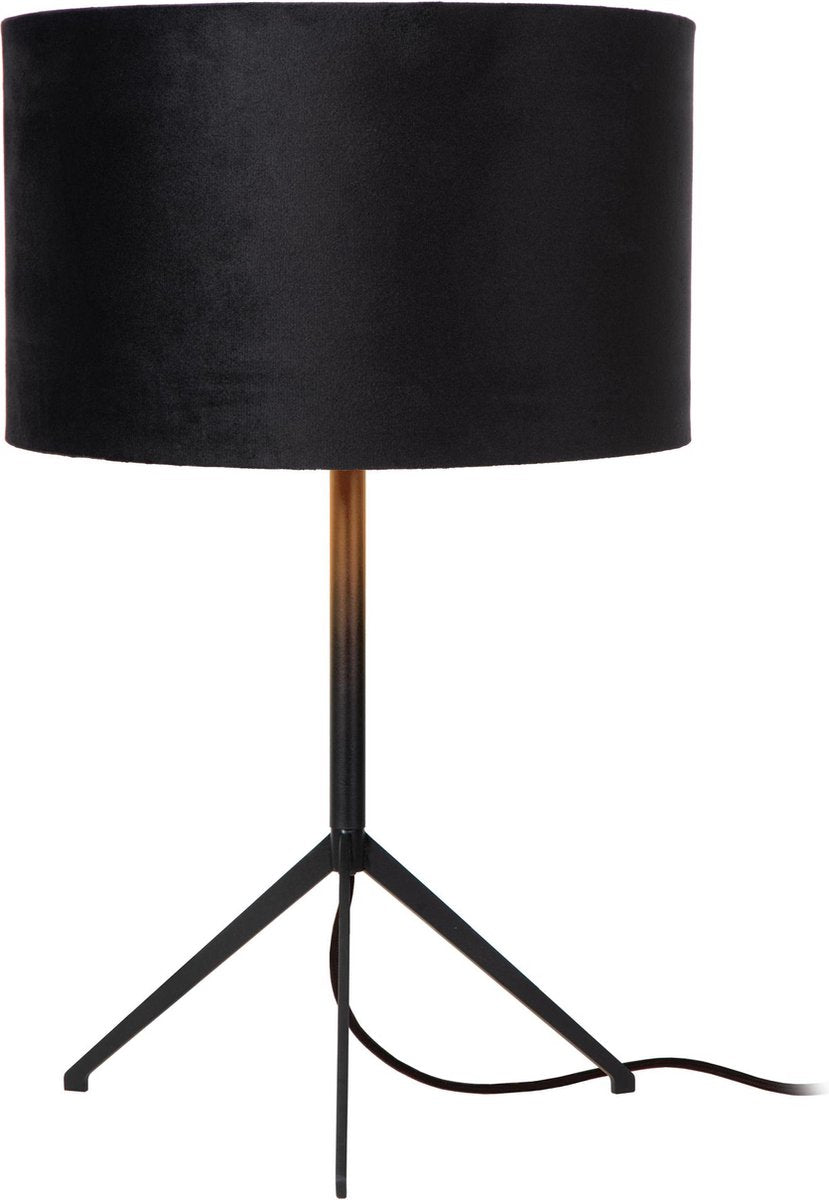 Lucide tondo - tafellamp - ø 30 cm - 1xe27 - zwart