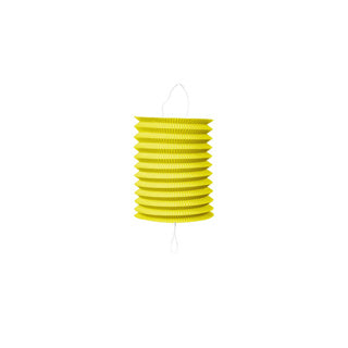 Lampion geel langwerpig 21*18 | 2 stuks