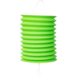 Lampion lichtgroen langwerpig 21*18 | 2 stuks