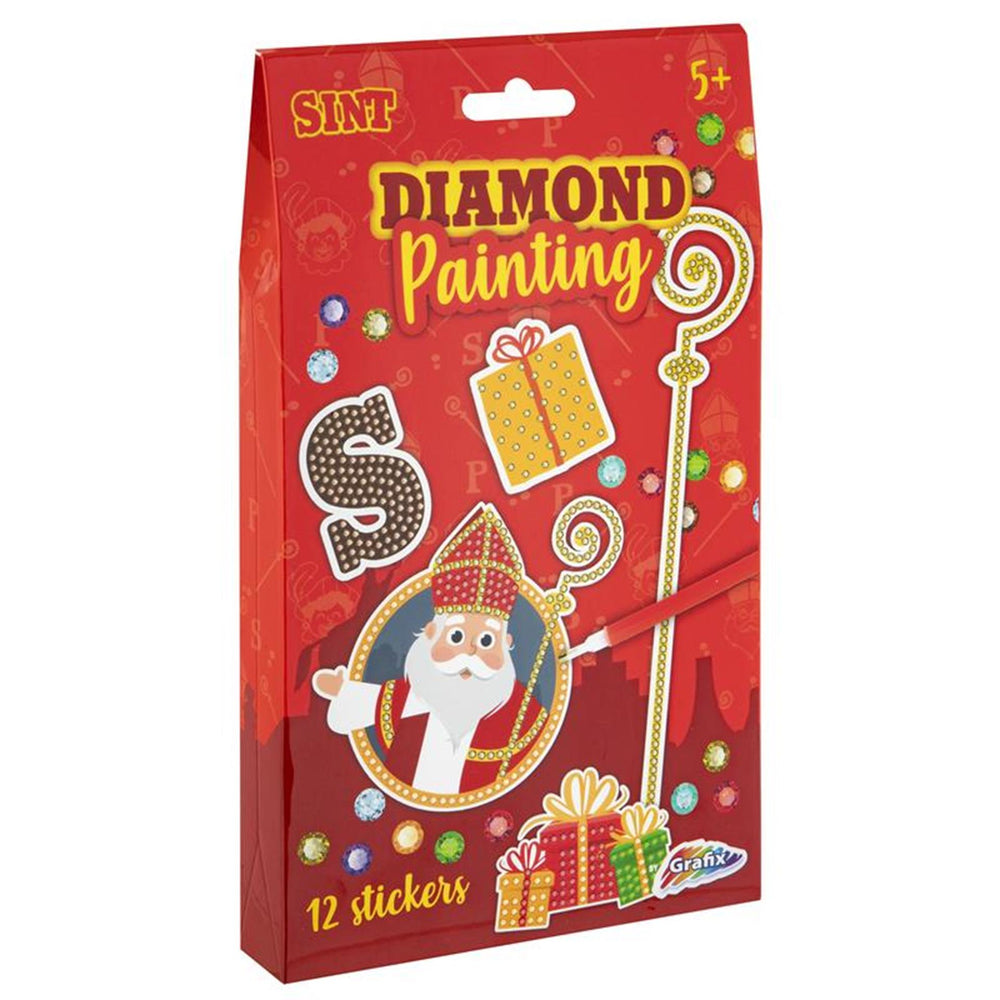 Grafix sint diamond painting stickers