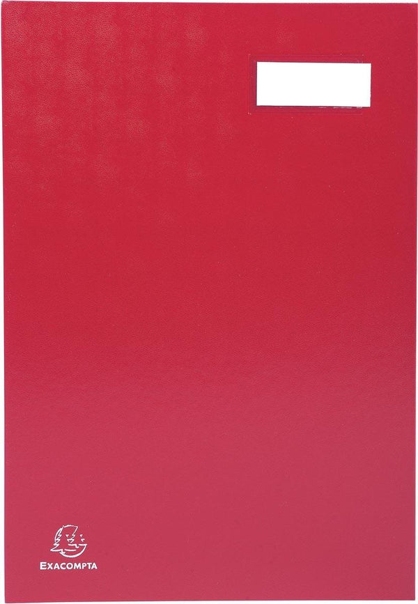 Exacompta handtekenmap - 20 indelingen - rood - 57025e