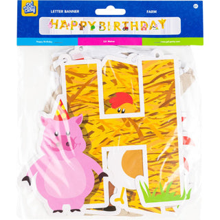 Boerderij thema letter banner