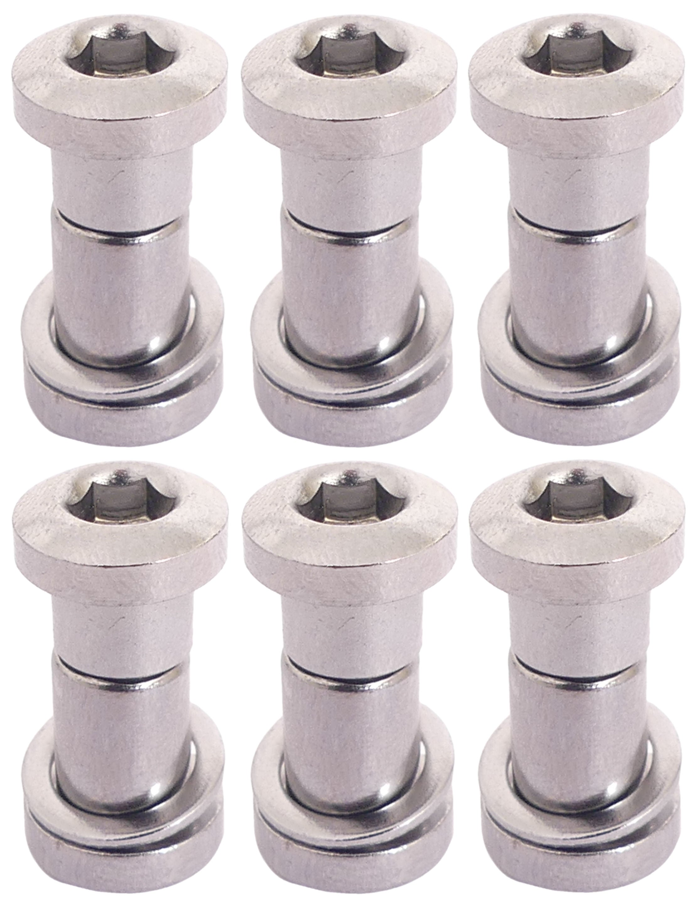 Bofix zadelpenbout inbus 19 mm - chroom (6 stuks)