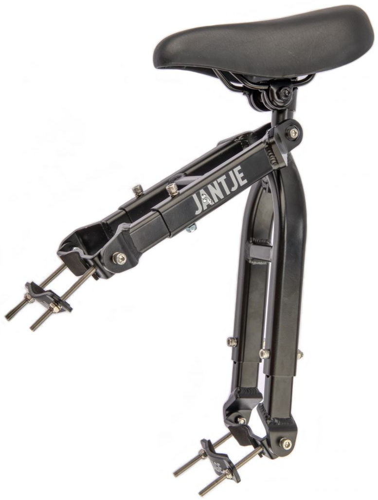 Selle sur tube Mirage Jantje avec repose-pieds universel - noir