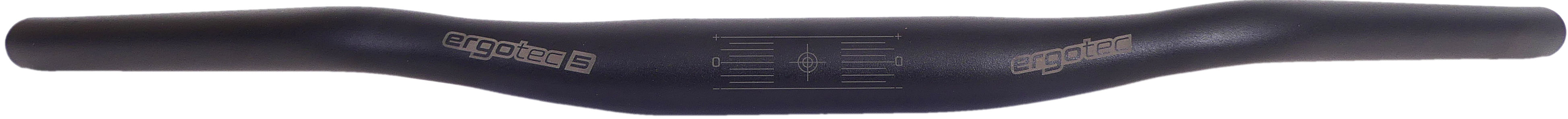 Ergotec Stuur Ladytown ø31,8mm x 620 mm 16 mm opkomst zwart gezandstraald