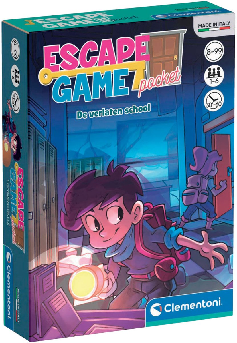 Clementoni pocket escape spel - de verlaten school