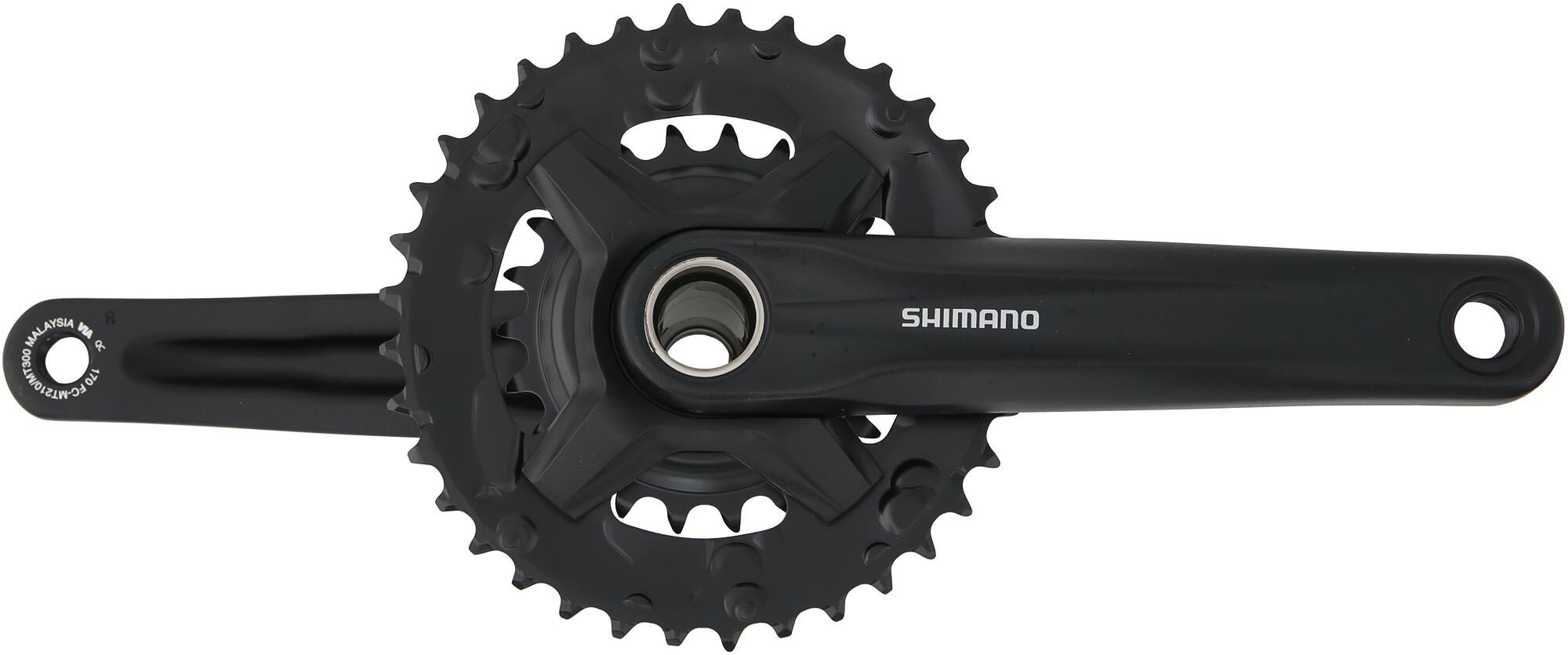 Shimano crankstel altus fc-mt210 cranks.shim. alt.fcmt210 22 36t.170mm 9sp boost