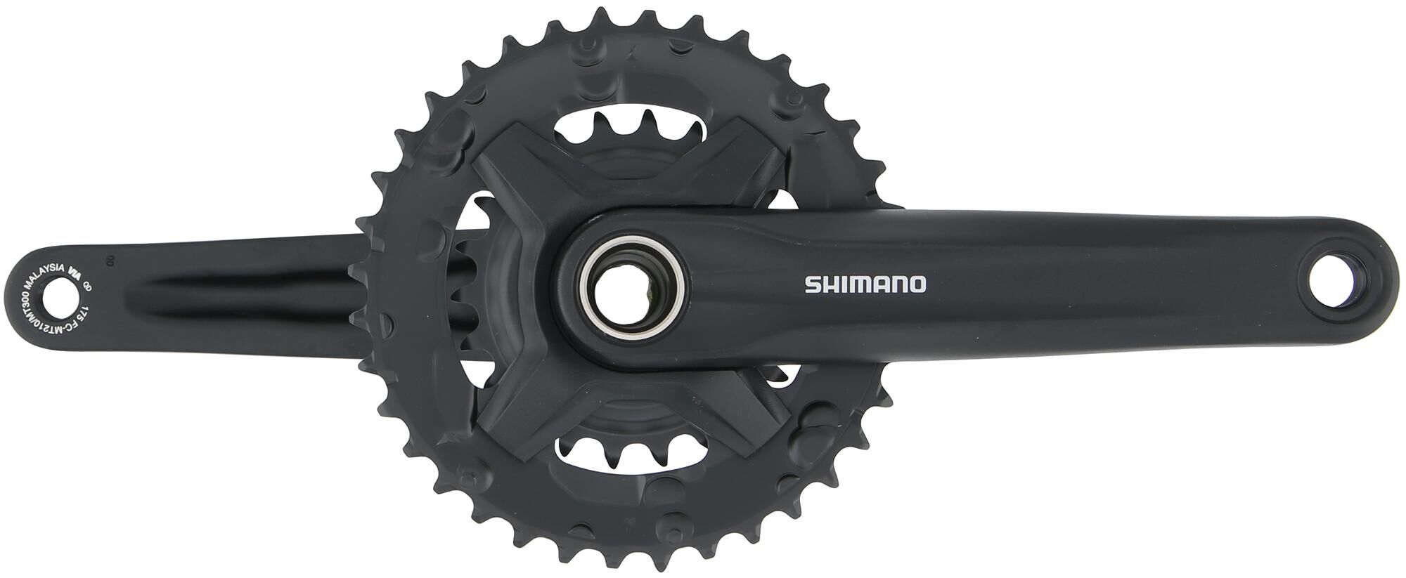 Shimano crankstel altus fc-mt210 cranks.shim. alt.fcmt210 22 36t.175mm 9sp boost