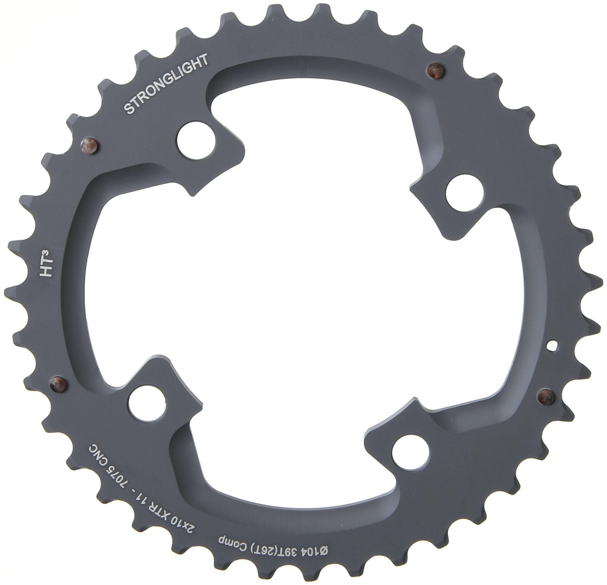 Stronglight kettingblad ht3 chain ring strongl. ht3 39t outer alu black