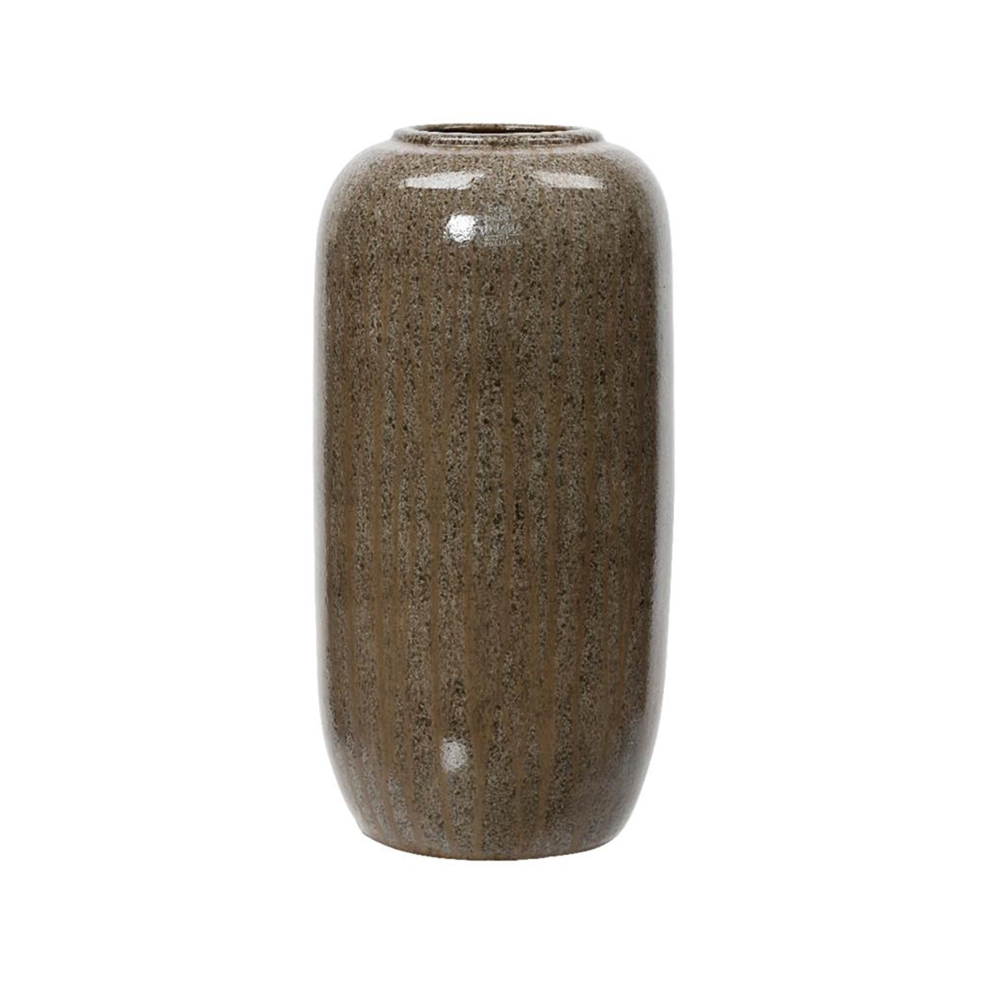 Decoris vaas terracotta h30cm bruin