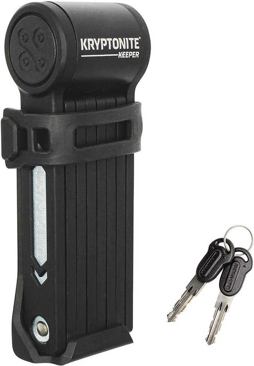 Kryptonite keeper vouwslot – vouwslot fiets – 80 cm lang - zwart