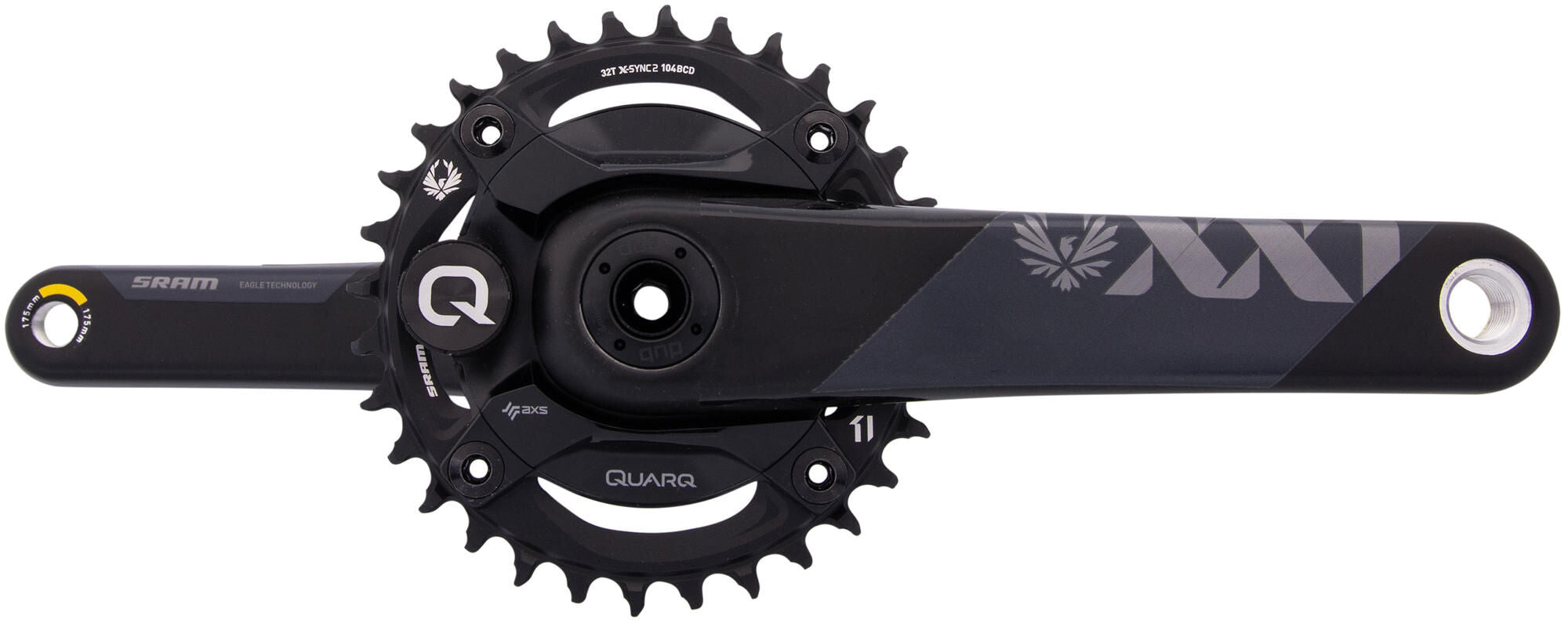 Sram crankstel xx1 eagle crankset pow.meter xx1 eagle 175mm