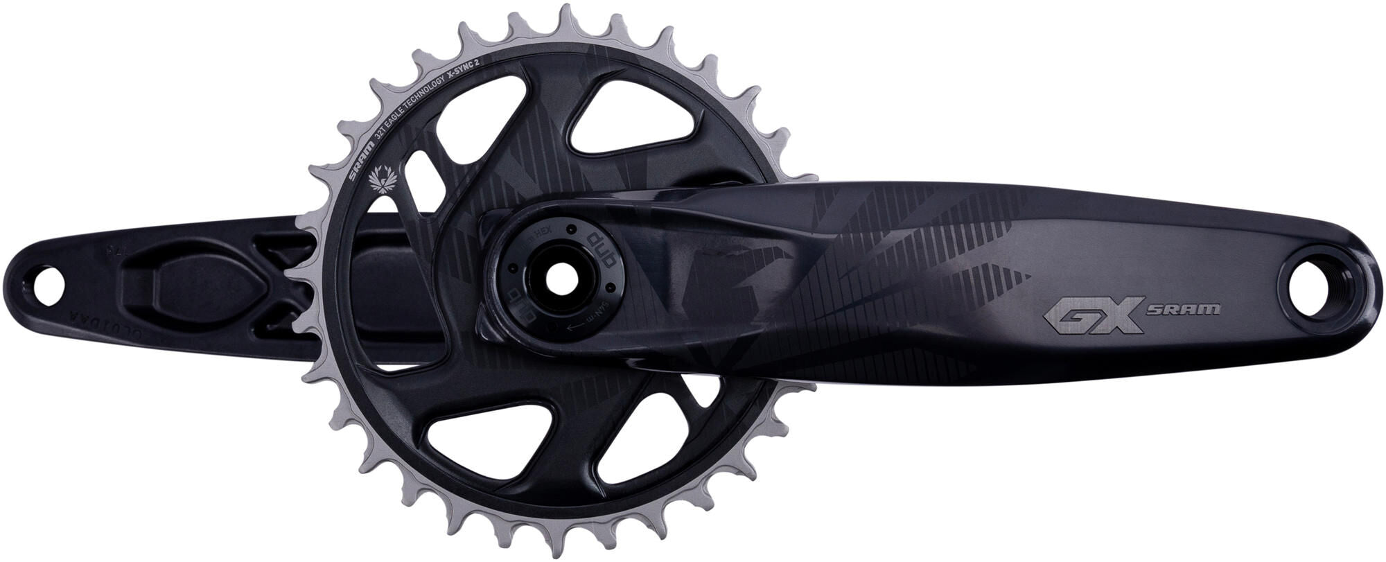 Sram crankstel gx eagle crankset gx eagle 32t 175mm