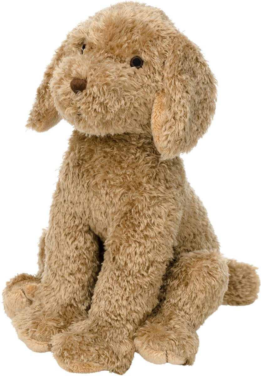 Happy horse hond brownie knuffel 25 cm - bruin - baby knuffel
