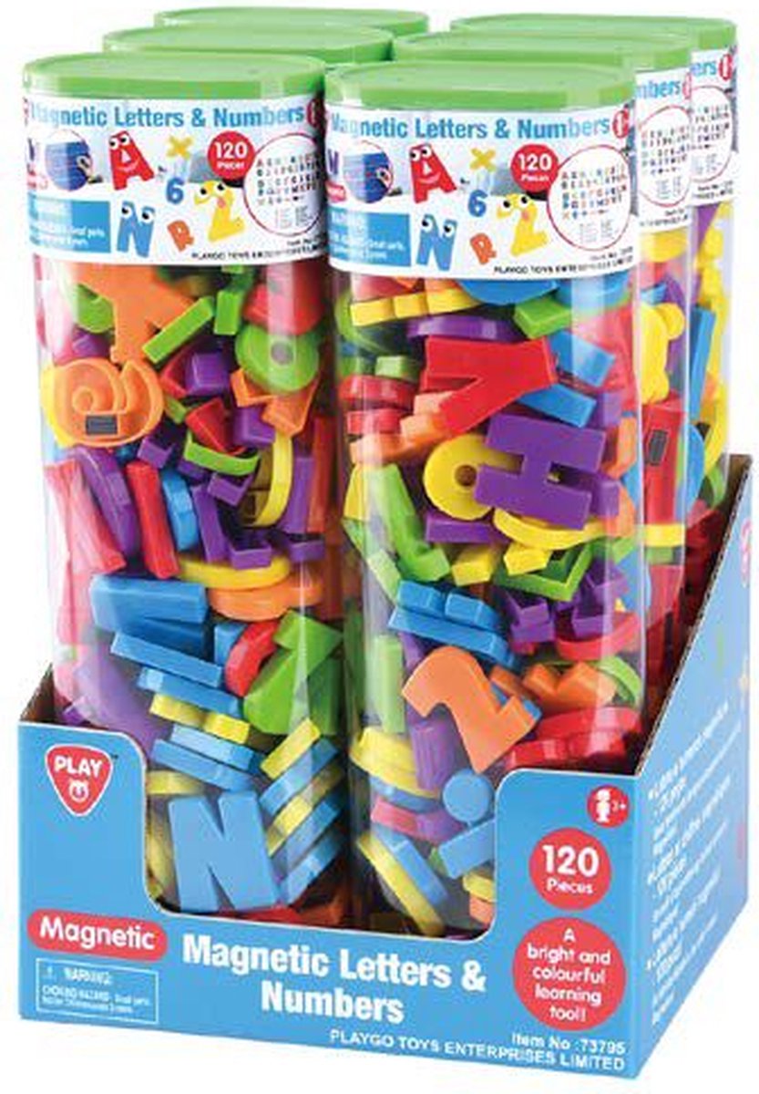 Speel Magneet Letters en Cijfers, 120dlg.