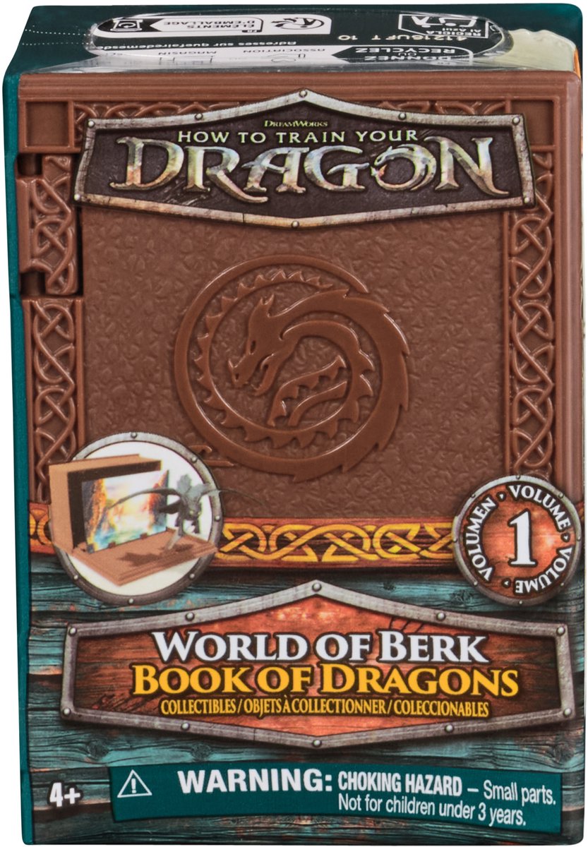Dreamworks dragons dragons - hoe tem je een draak wereld van berk: drakenboek verzameldraak en kaart met standaard (stijlen kunnen verschillen)