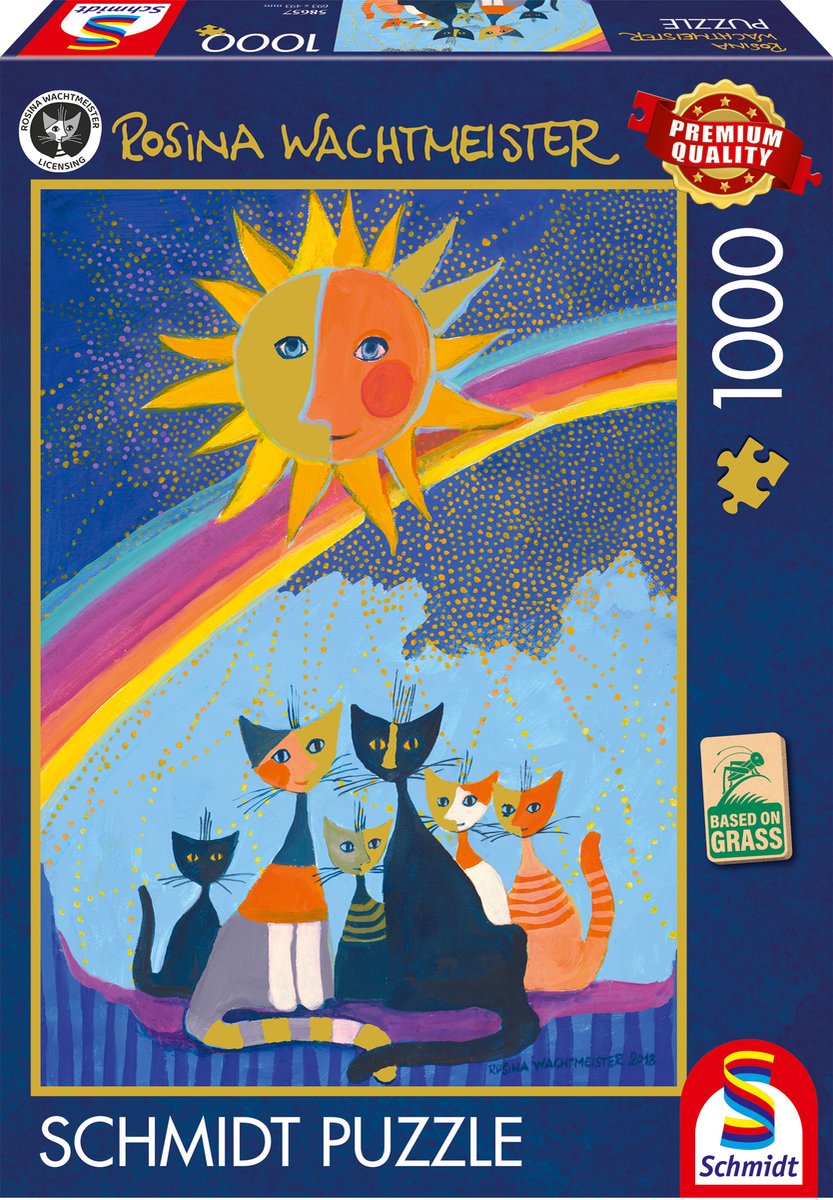 Schmidt - legpuzzel - in de gouden regen - rosina wachtmeister - 1000 stukjes - volwassenen - vanaf 12 jaar