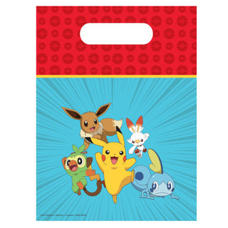 Globos uitdeelzakjes pokemon - 6st.