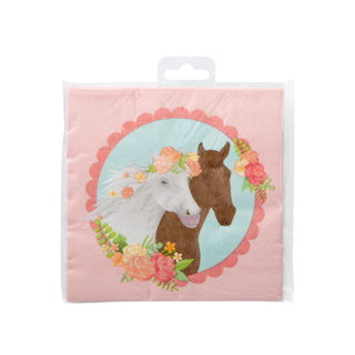 Pic paarden servetten | 6 stuks