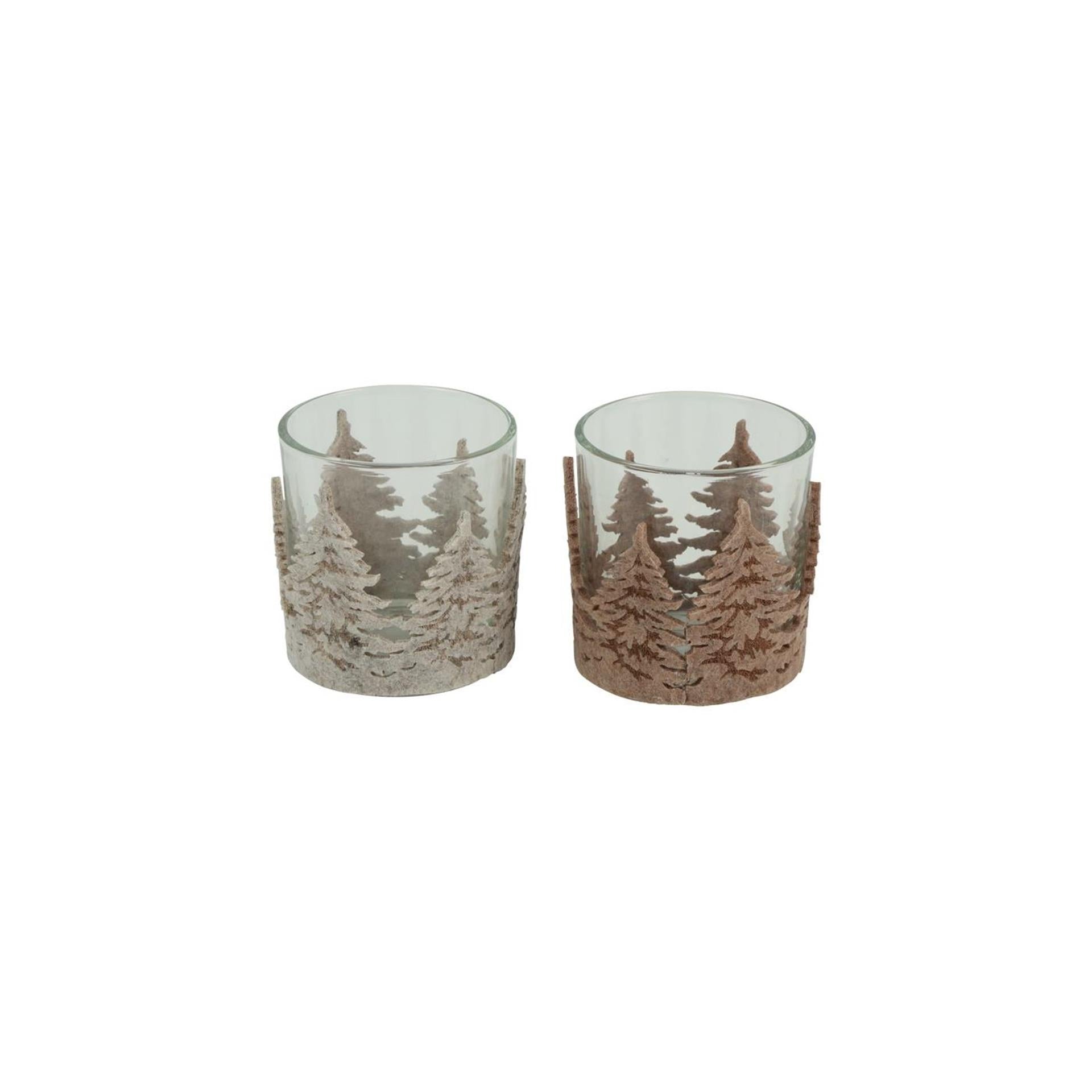 Country field countryfield theelichthouder bos malung 2 assorti ã˜7,3x8cm
