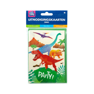 Dino uitnodigingskaarten