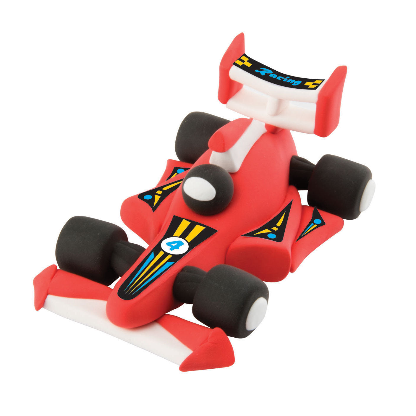 Paulinda super dough raceauto kleien - 3 kleuren klei