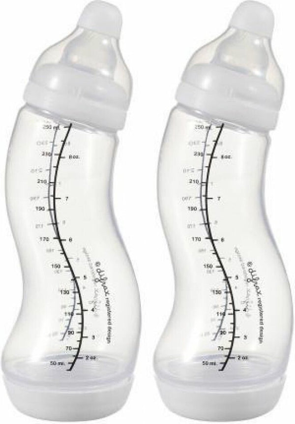 Difrax baby fles small - 250 ml - 2 stuks