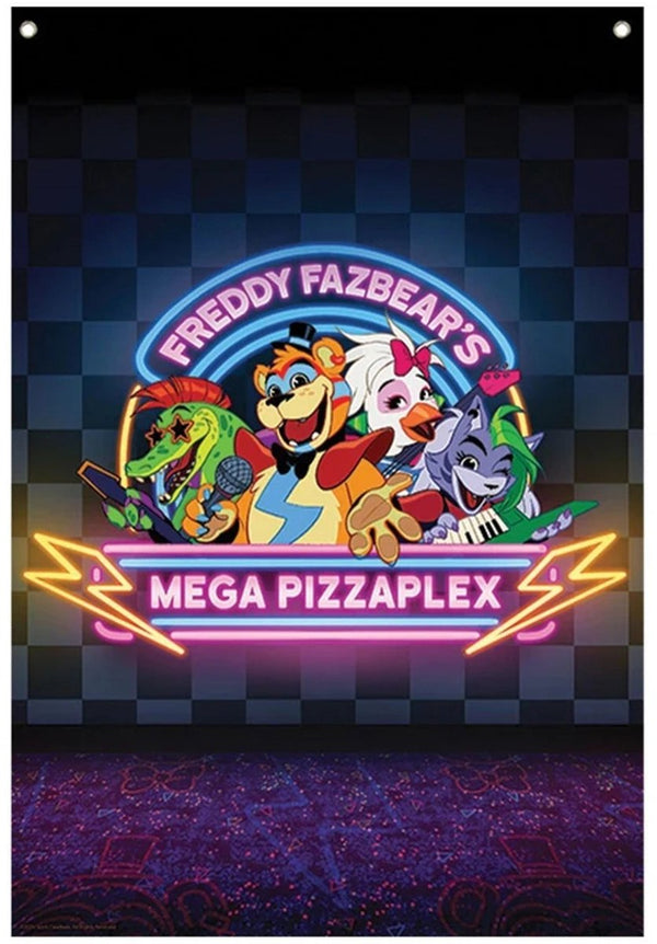 Fanattik five nights at freddy's wall banner-mega pizzaplex (diversen) nieuw