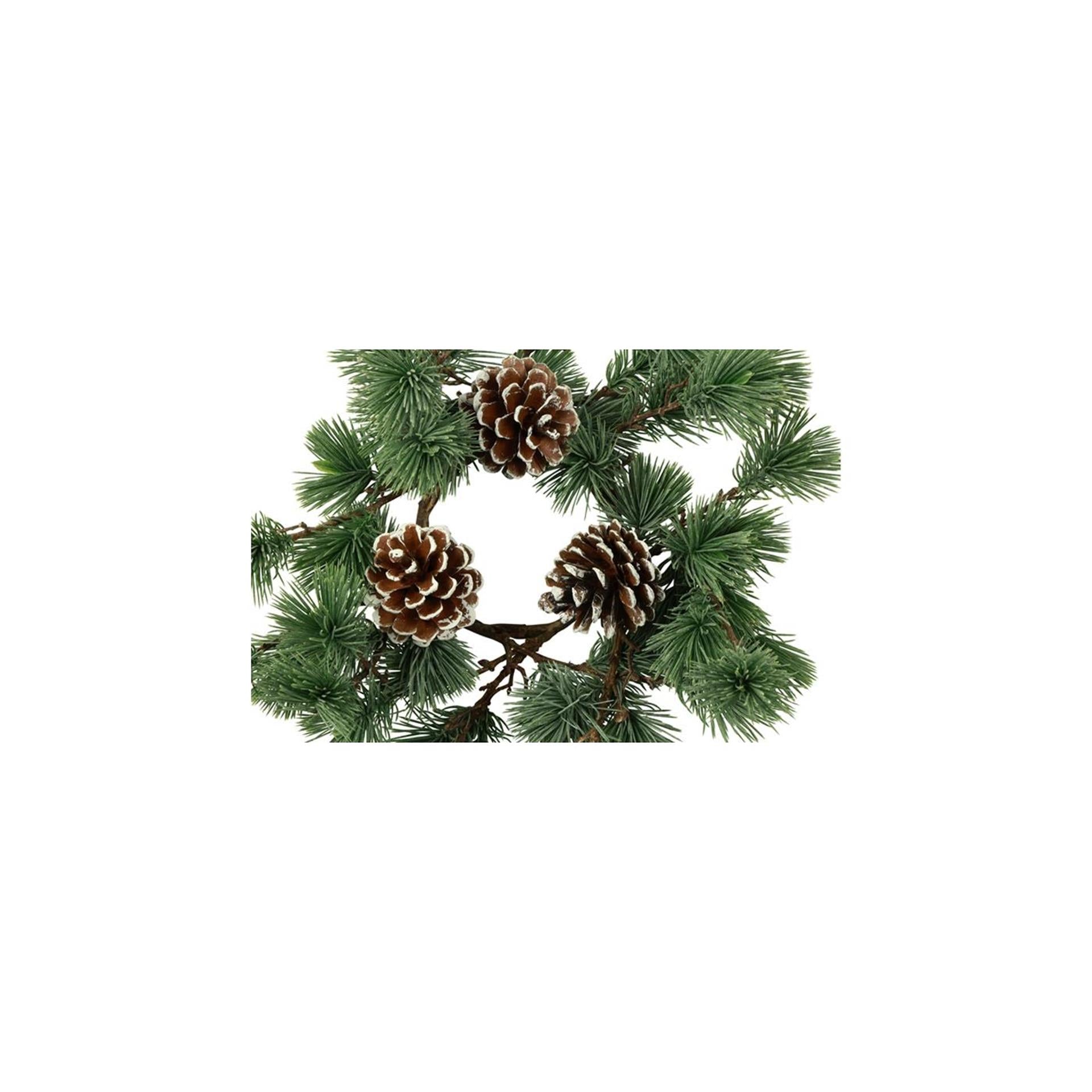 Countryfield krans pinus parviflora grijsgroen zijde ø30,5x4cm