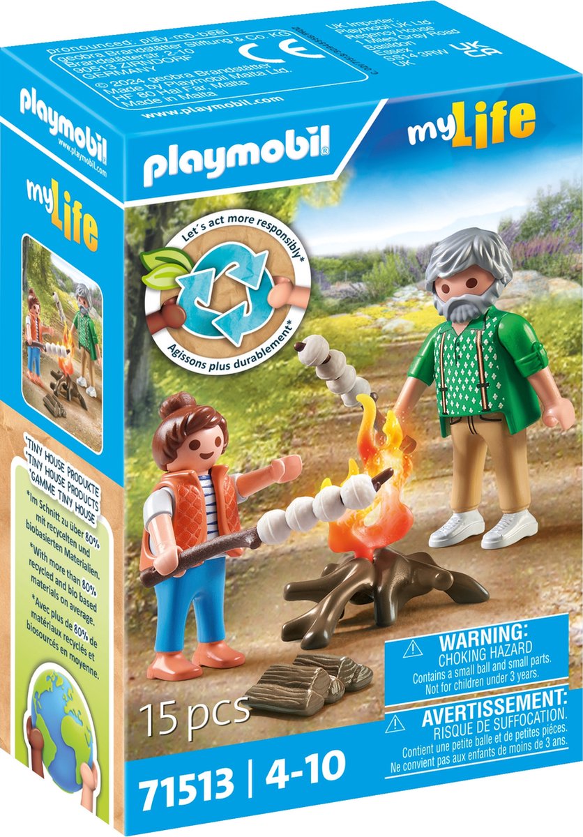 Playmobil my life kampvuur met marshmallows - 71513