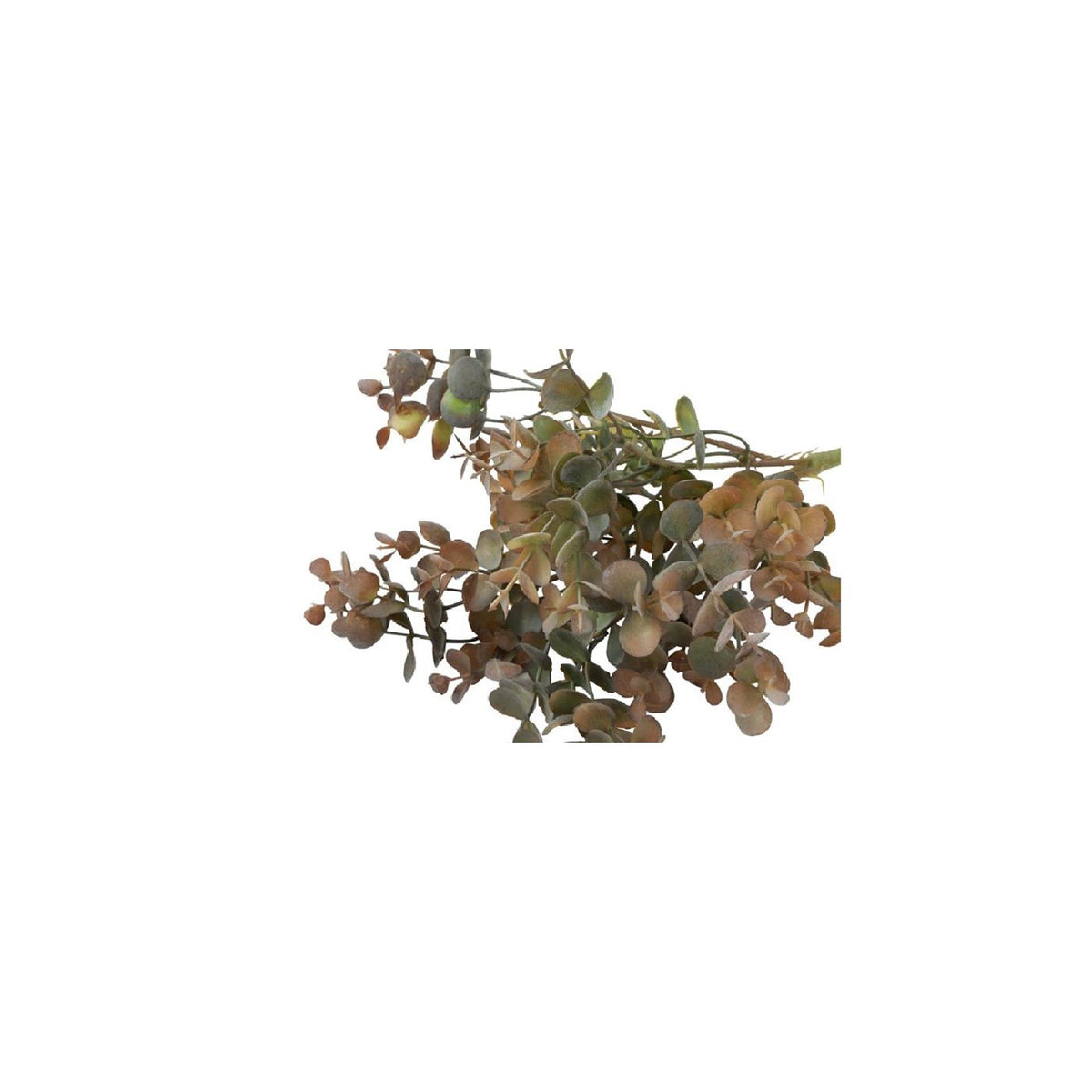 Countryfield kunstbloem steker eucalyptus licht bruin zijde ø15x33cm