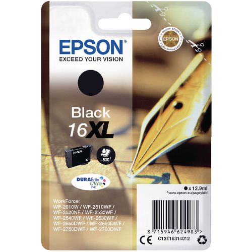 Inktcartridge epson 16xl zwart