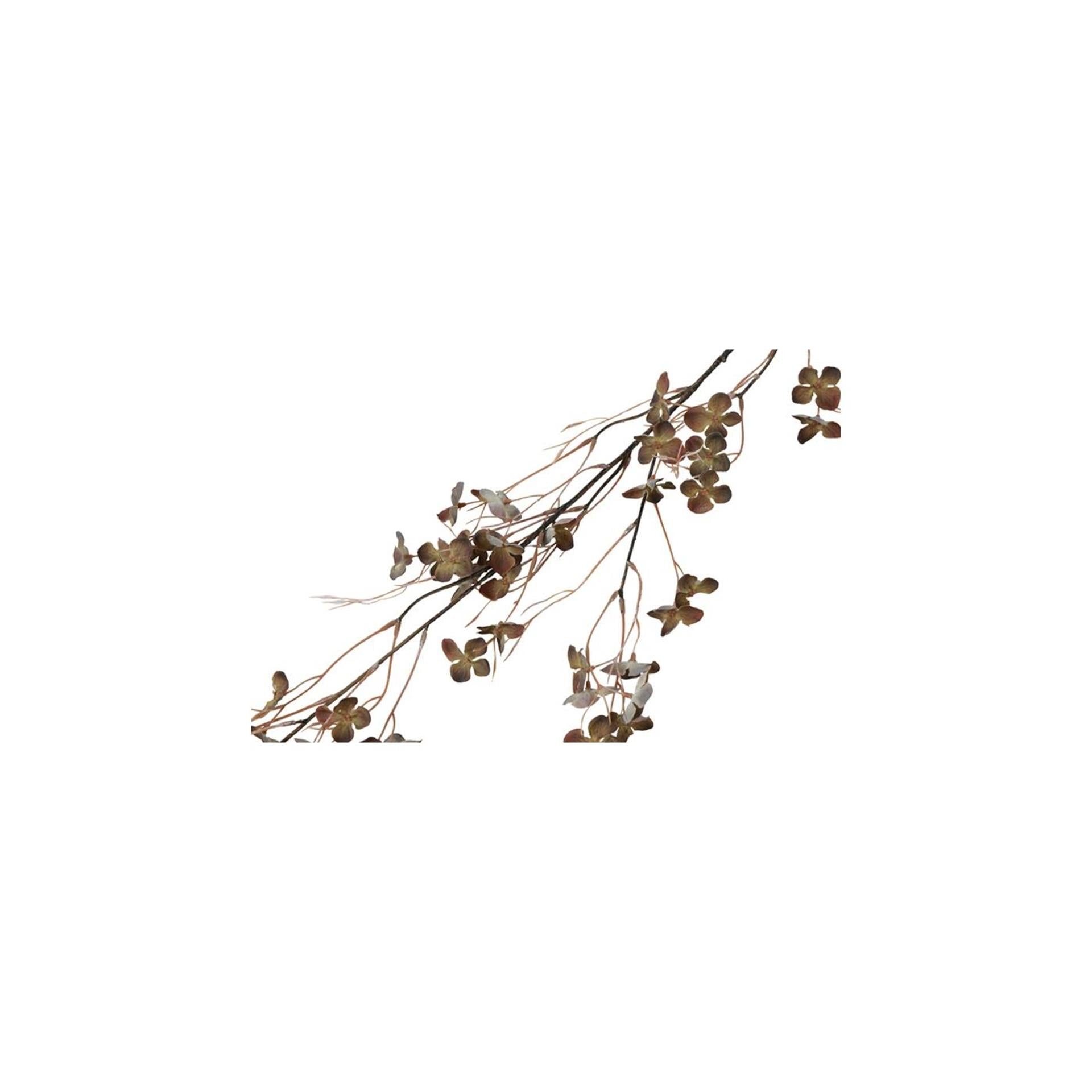 Countryfield kunstbloem prunus avium bruin zijde h110cm