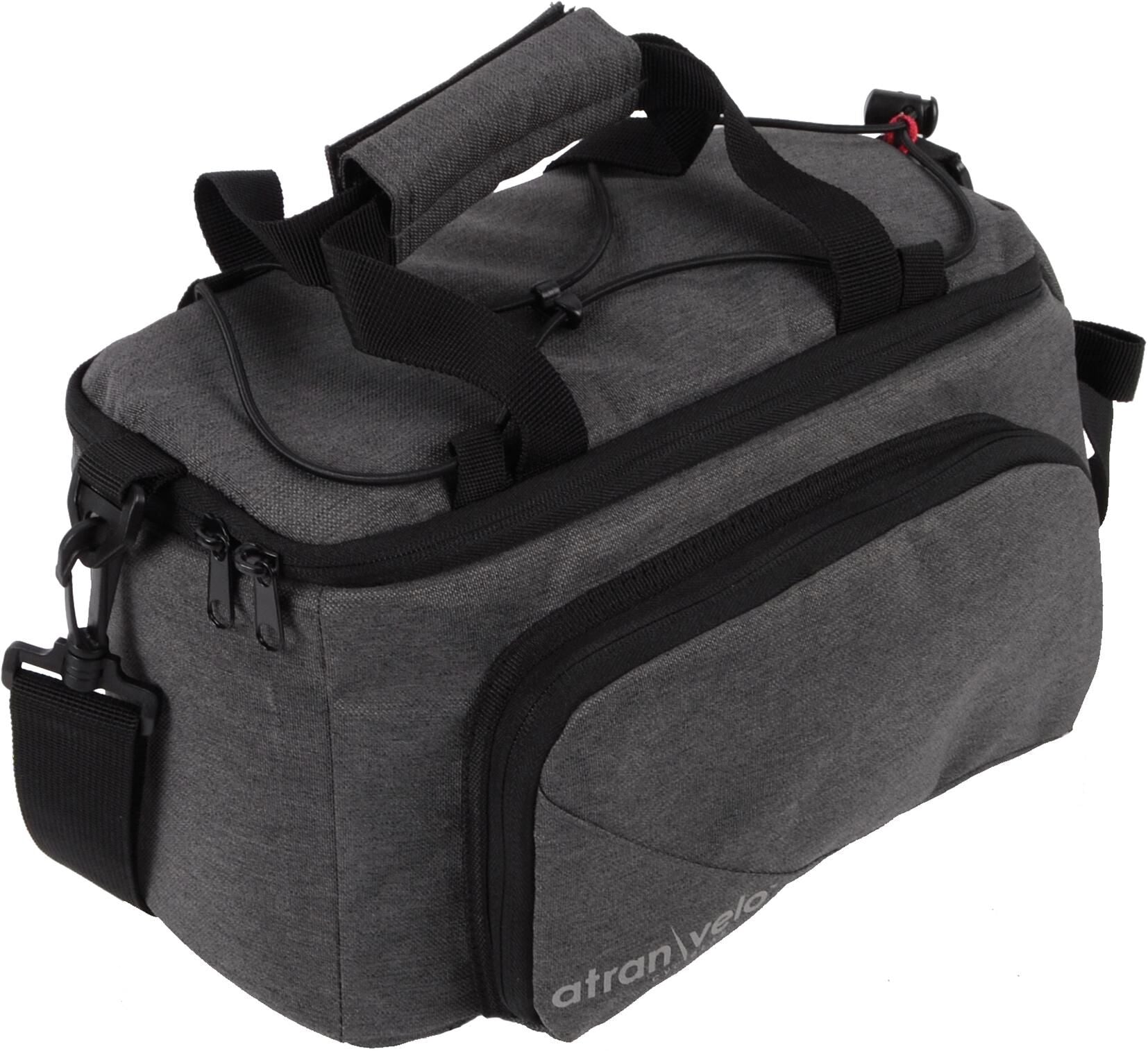 Atranvelo bagagedragertas zap avs trunk bag at.velo zap avs grey black