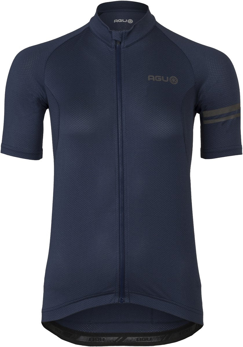 Agu core essential - fietsshirt - korte mouwen - dames - deep blue - maat l