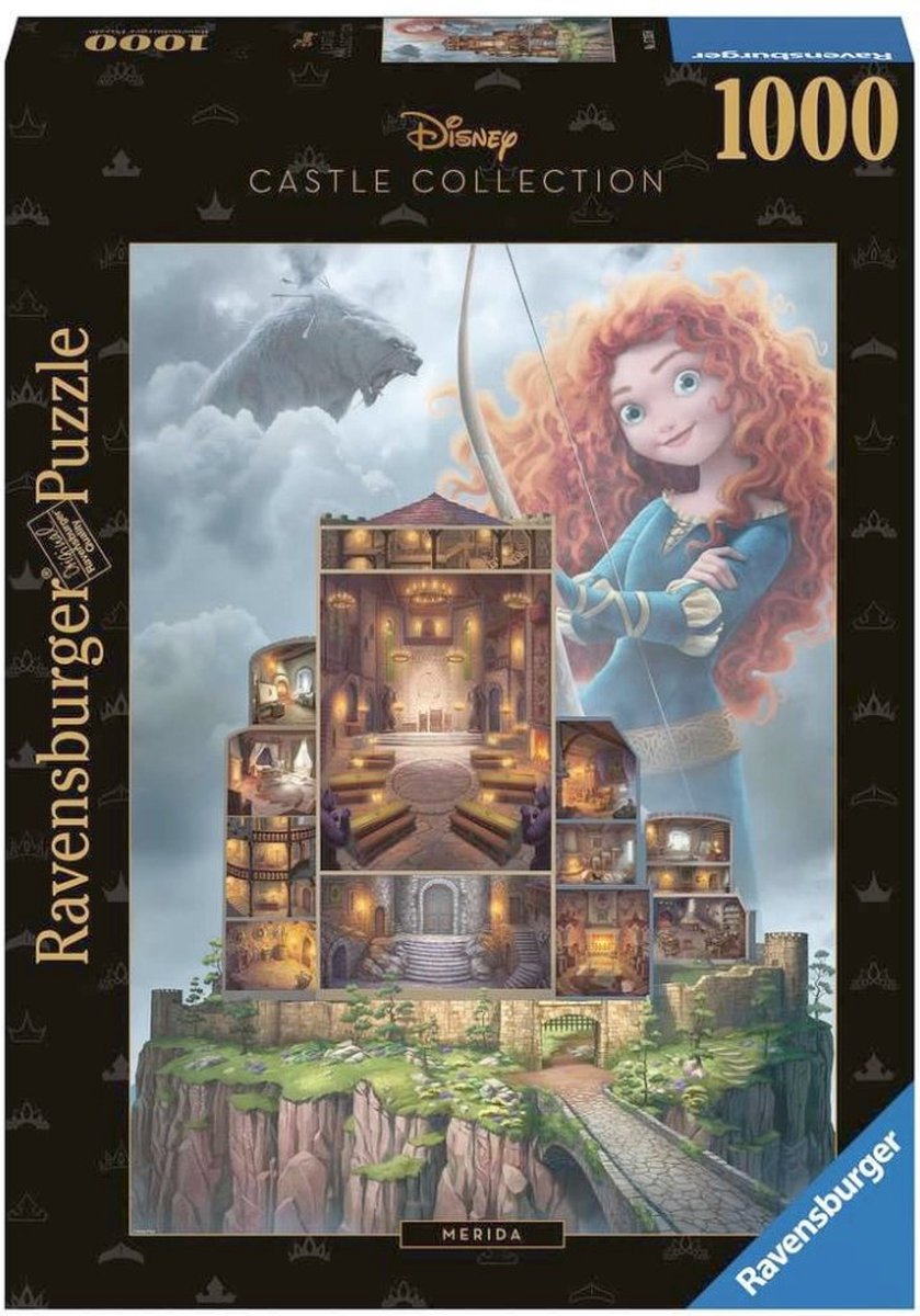 Disney Kastelen Merida Legpuzzel, 1000st.