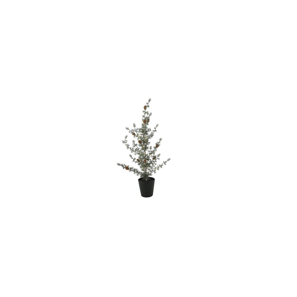 Countryfield kerstboom led cedrus groen kunststof 11x10x61cm 15led 3xaaa