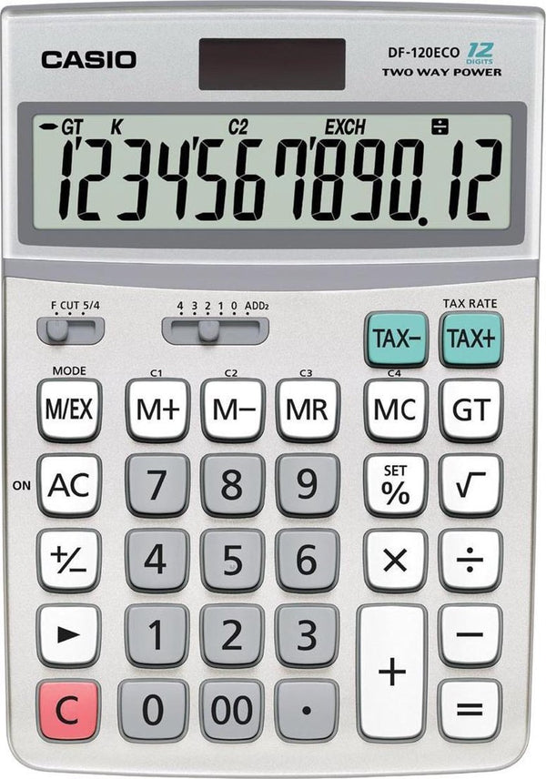 Casio df-120 - bureaurekenmachine