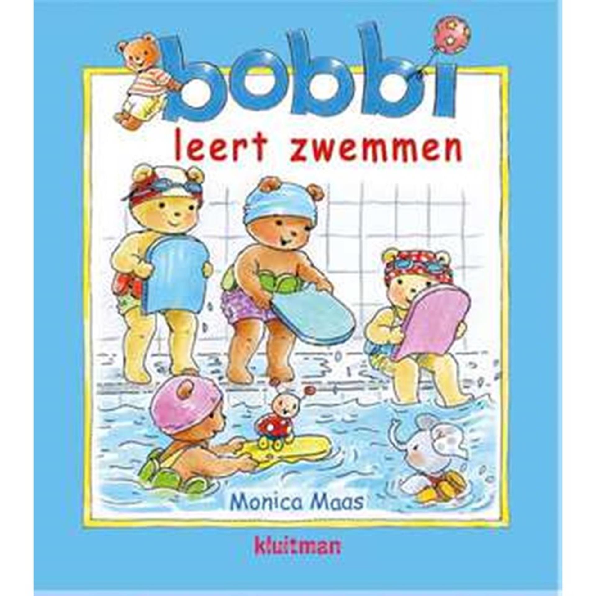 Kluitman bobbi leert zwemmen