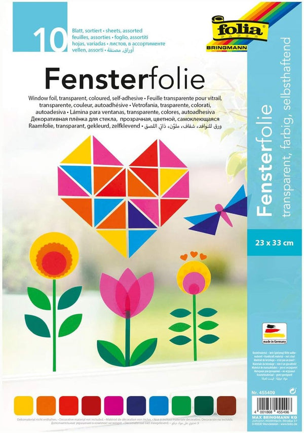 Folia raamfolie transparant 10 stuk.