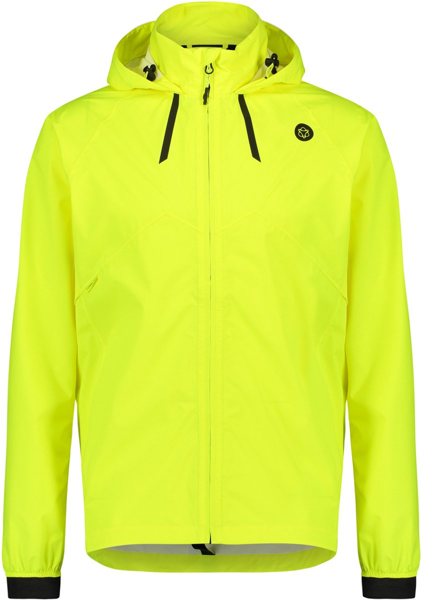 Agu compact regenjas commuter heren - neon geel - xl