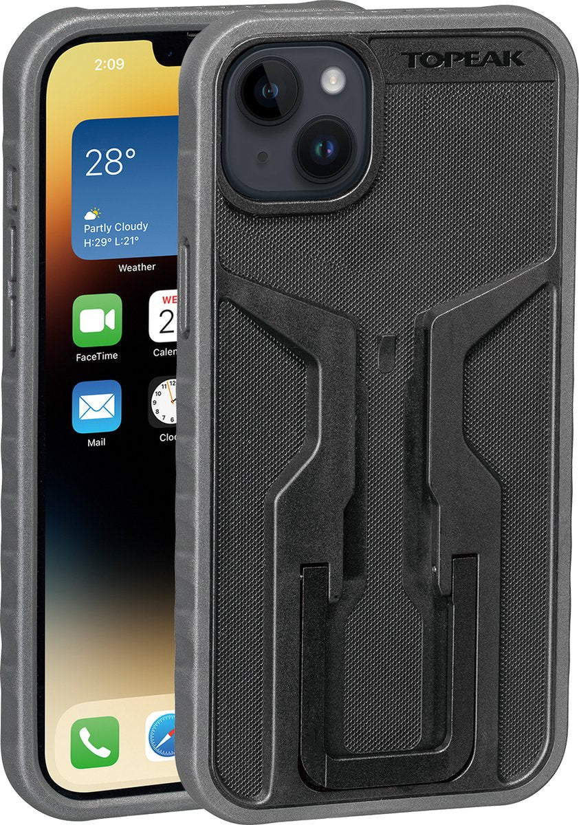 Topeak RideCase iPhone 14 Plus incl. beschermhoes bevestiging