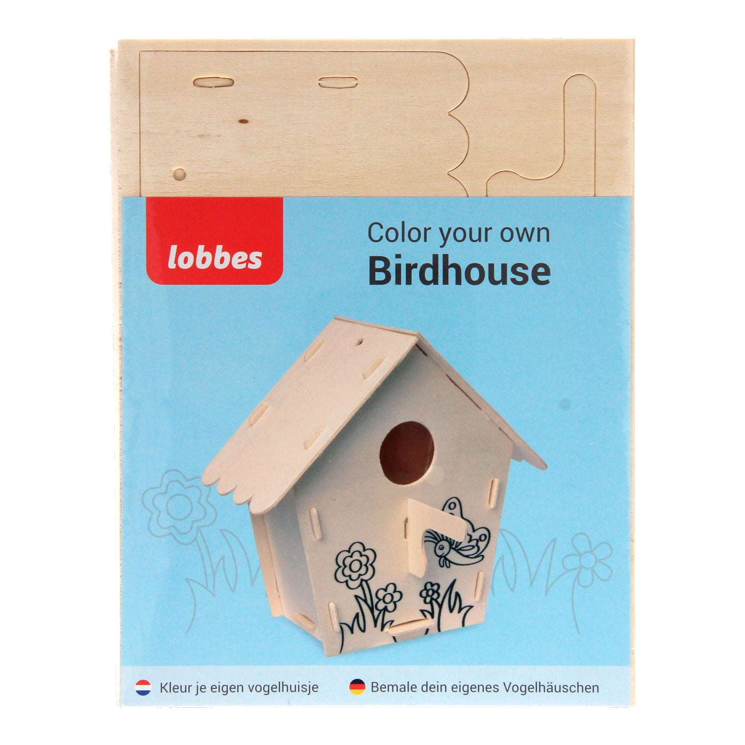 Maak je eigen Houten Vogelhuisje, variant C