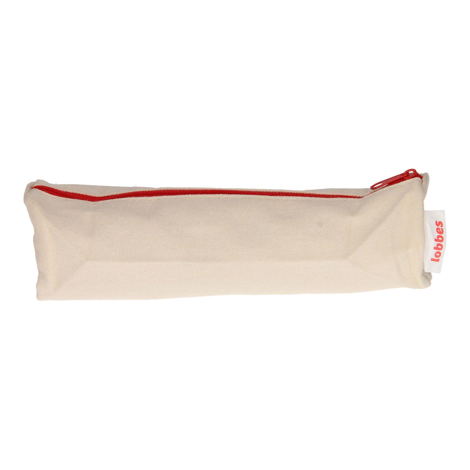 Lobbes katoenen etui - rood