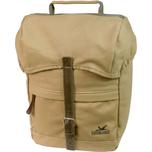 Greenlands enkele fietstas canvas travel 20 liter 30 x 37 x 17 cm - camel