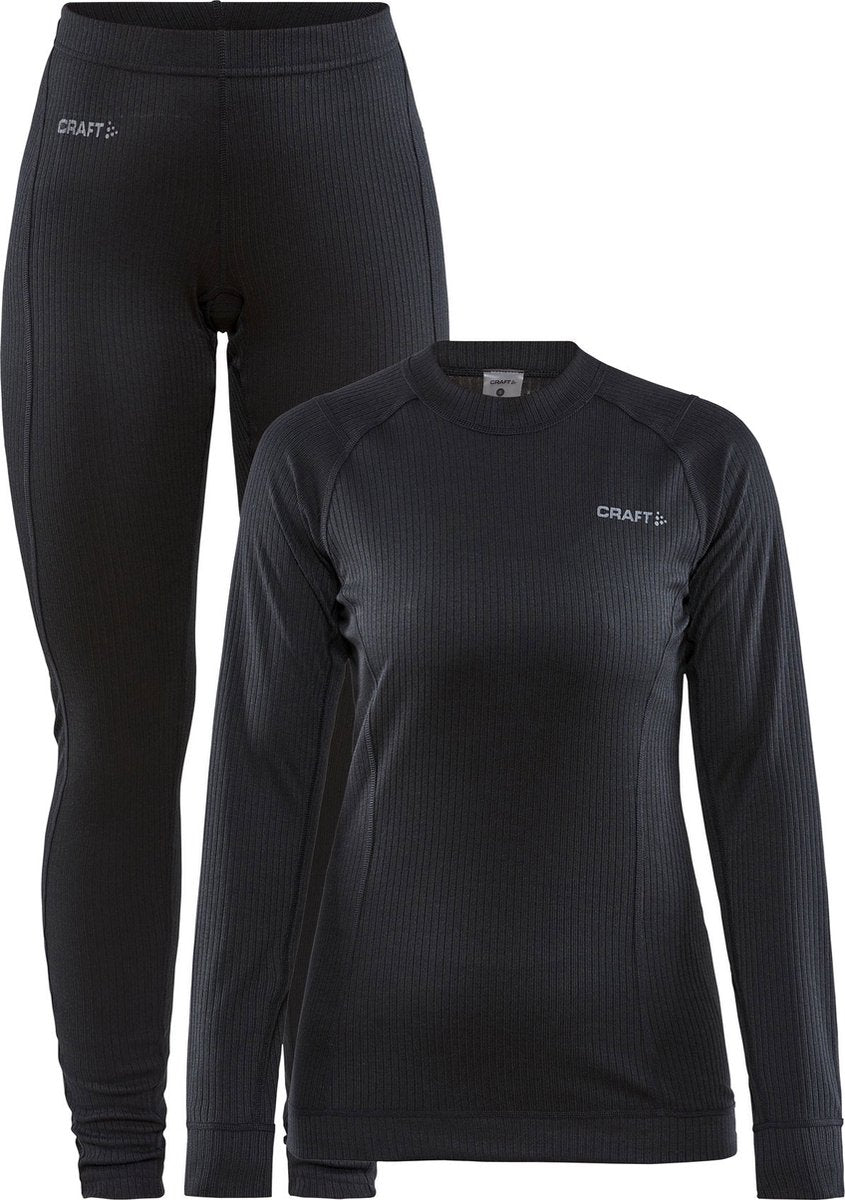 Craft core dry baselayer thermoset dames - zwart - maat xl