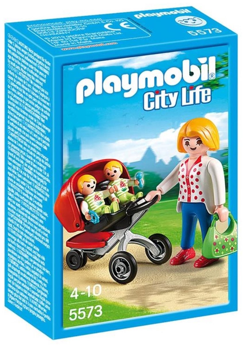 Playmobil 5573 tweelingkinderwagen