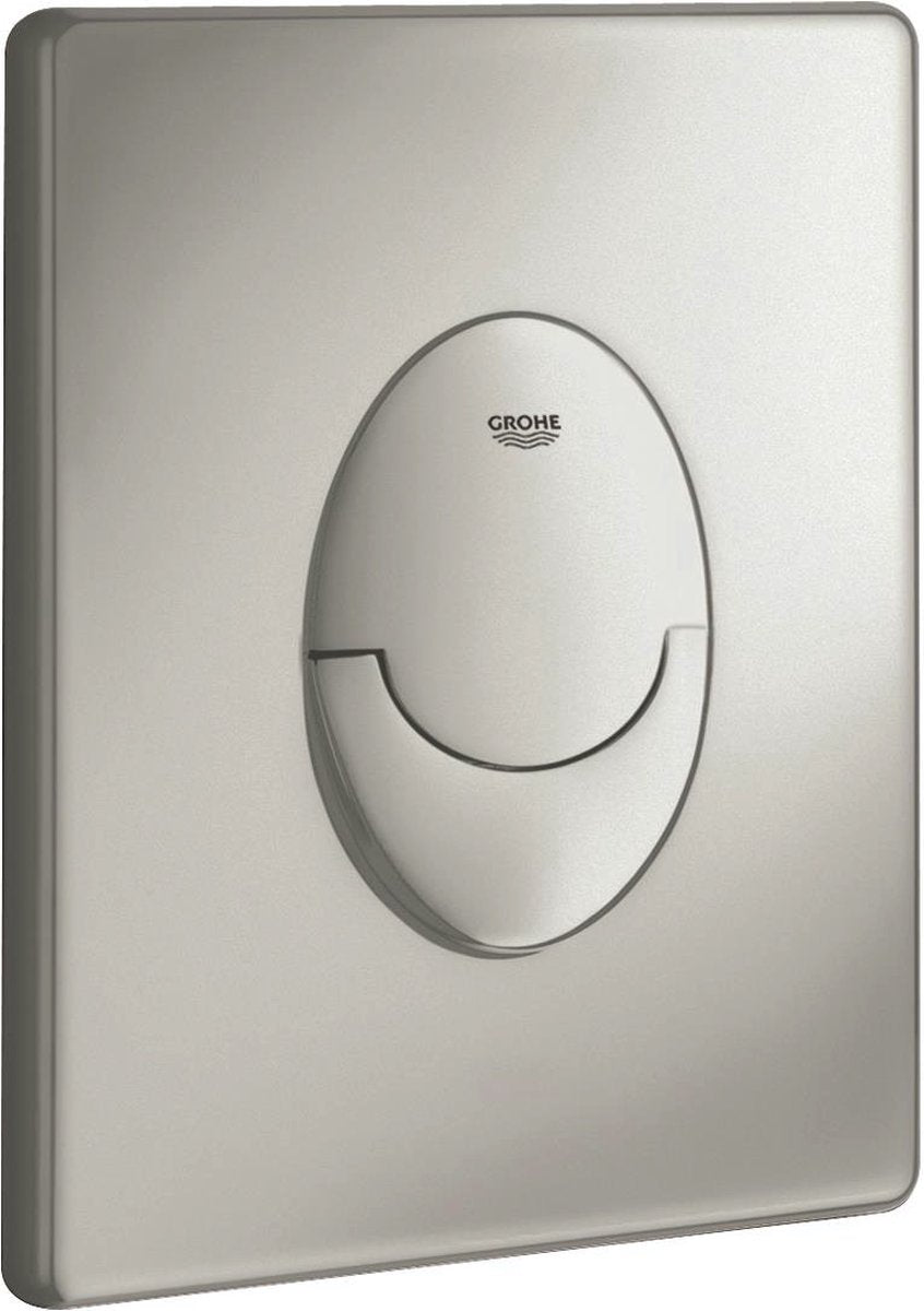 Grohe skate air bedieningspaneel toilet - verticaal - dual flush - kunststof - mat chroom