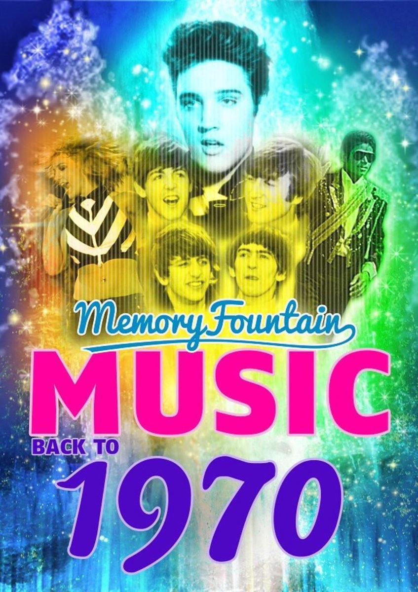 1970 memoryfountain music: relive your 1970 memories through music trivia game book layla, bridge over troubled water, let it be by beatles, and more!